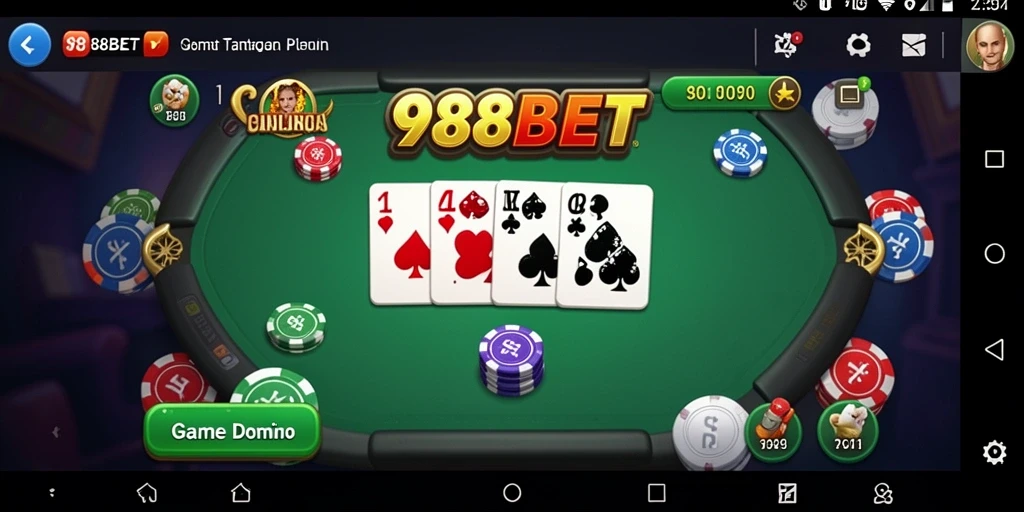 Gameplay seru dan menegangkan di 988BET, aplikasi Domino terbaik.