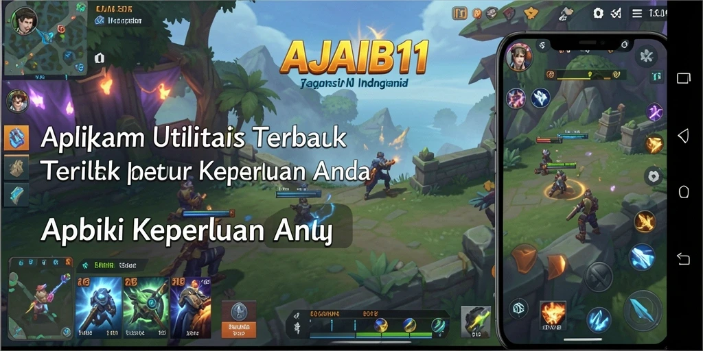Tampilan utama AJAIB11 yang menampilkan berbagai fitur Utility.
