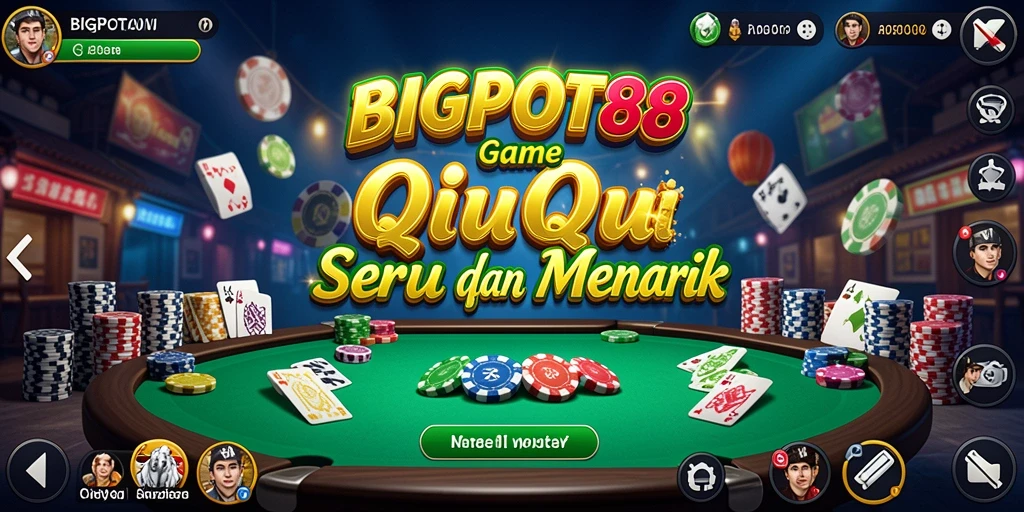 Screenshot gameplay QiuQiu di BIGPOT88 yang menarik dan menantang.