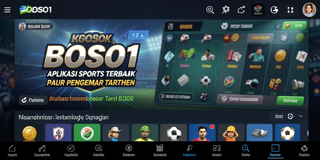 Tampilan menarik dari gameplay taruhan di BOS01.
