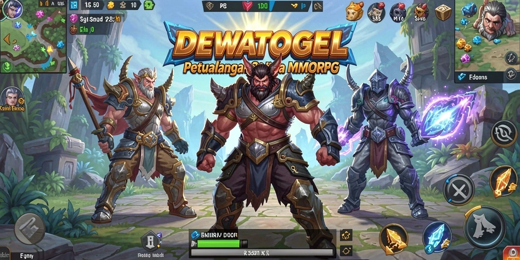 Gameplay seru DEWATOGEL dalam dunia MMORPG.