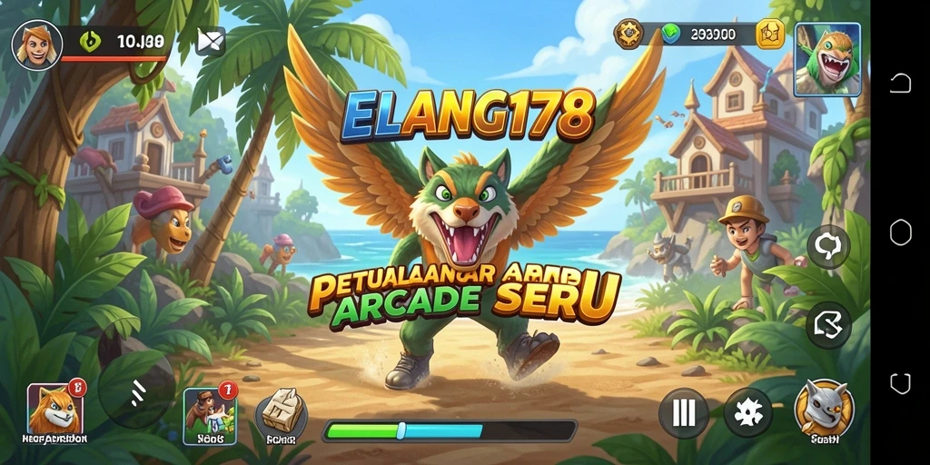 Tampilan gameplay seru dari ELANG178 yang menantang pemain.