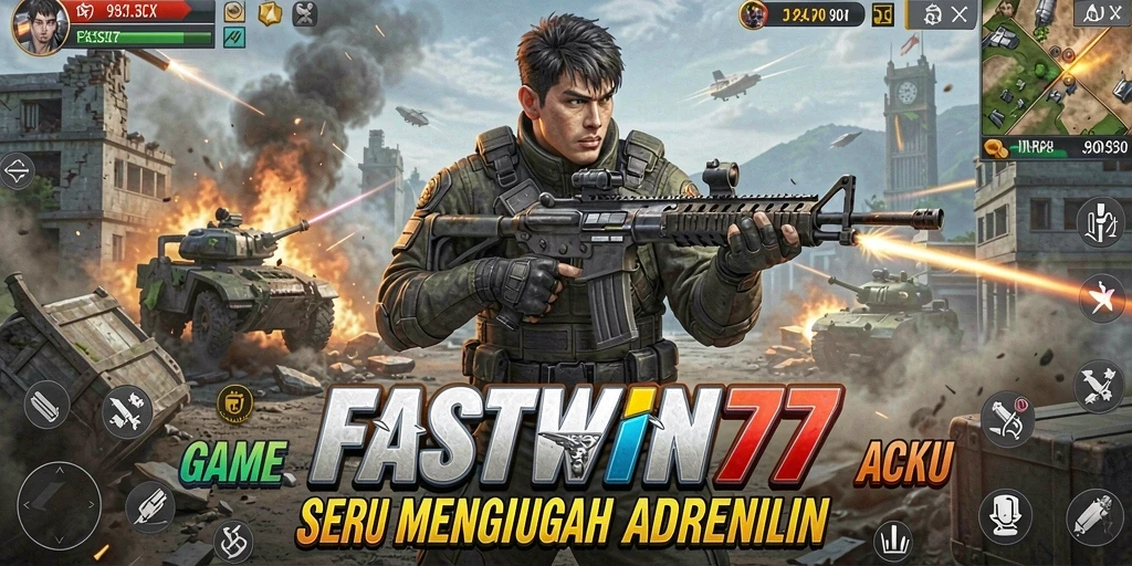 Tampilan seru dan aksi mendebarkan dari gameplay FASTWIN77.