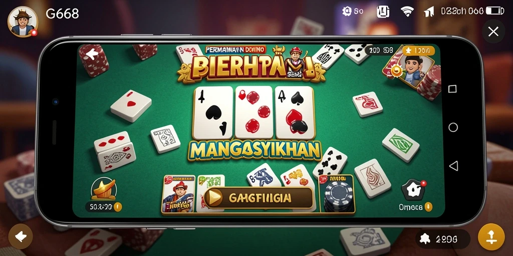 Tampilan gameplay seru dari G668 dengan pemain yang bersaing.