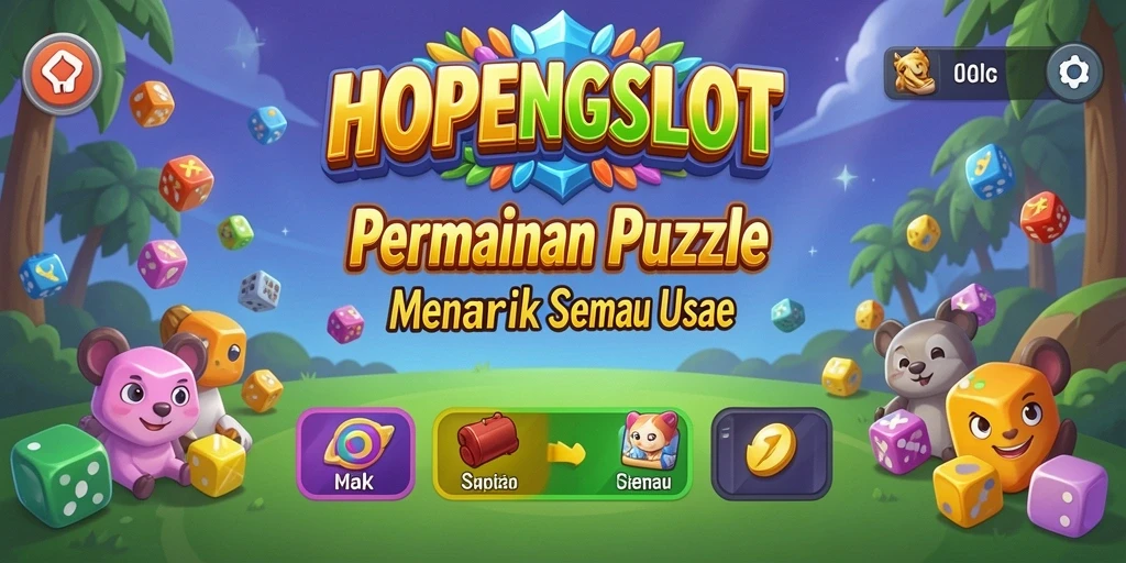 Tampilan layar permainan HOPENGSLOT yang penuh warna dan menarik.