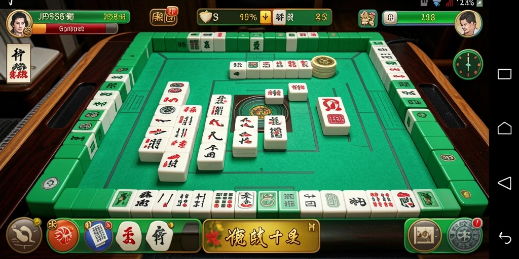 Screenshot gameplay JPS88 menampilkan aksi seru permainan Mahjong.