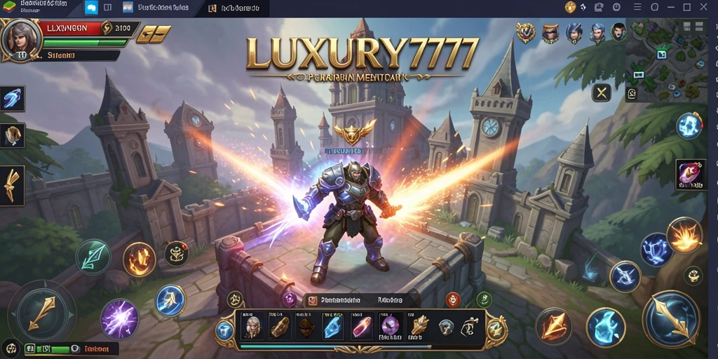 Gameplay menara pertahanan yang seru dan menantang di LUXURY777.