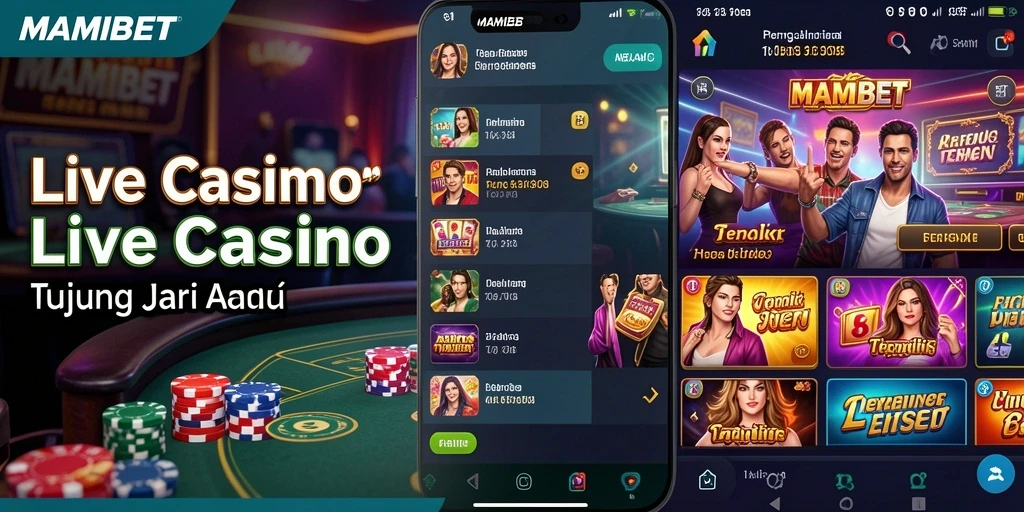 Tampilan gameplay Live Casino MAMIBET yang mengasyikkan dan interaktif.