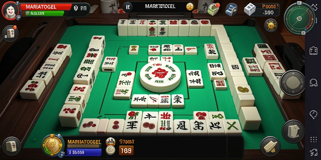 Tampilan gameplay MARIATOGEL yang penuh warna dan menarik.