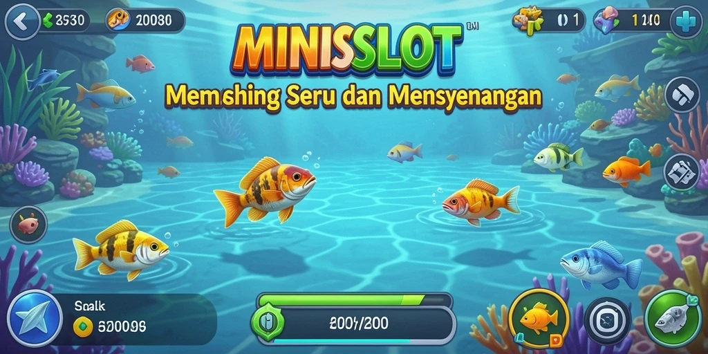 Tangkapan ikan yang beragam dan menarik di MINISLOT.