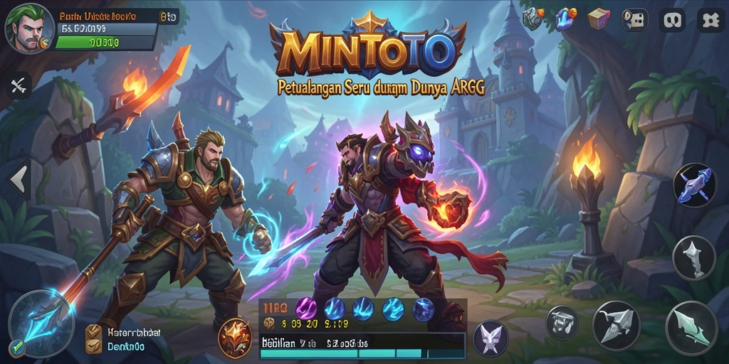 Gameplay MINTOTO yang seru dan interaktif terlihat jelas.