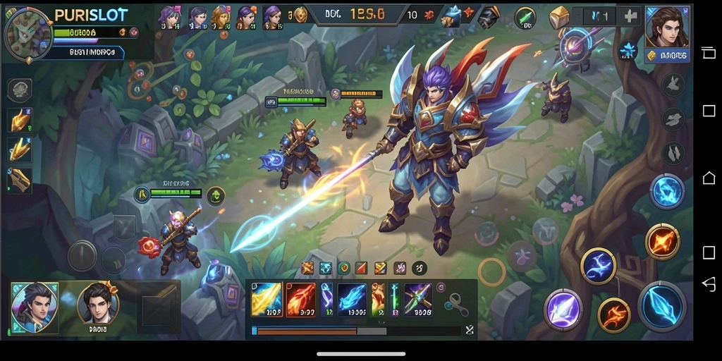 Tampilan gameplay yang menarik di dunia PURISLOT.