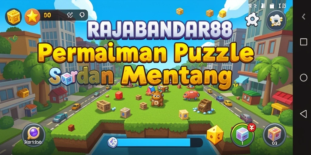 Gameplay RAJABANDAR88 yang penuh tantangan dan keseruan puzzle.