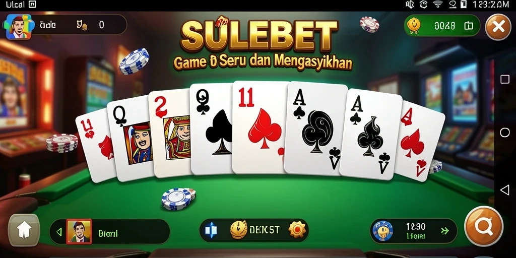 Tampilan gameplay SULEBET yang seru dan interaktif dalam permainan Domino.