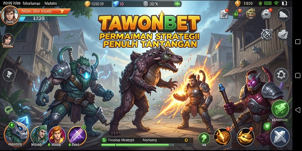 Gameplay strategis yang mendebarkan di TAWONBET.