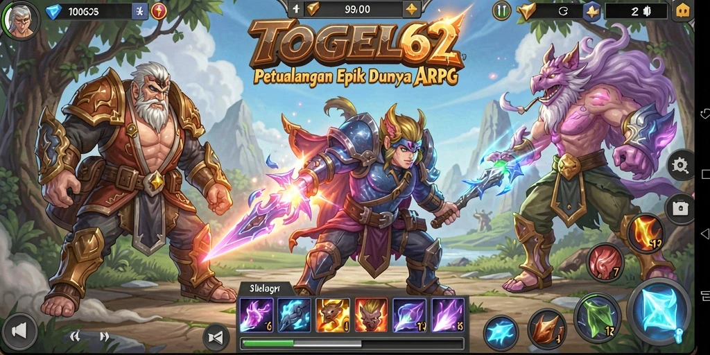 Screenshot gameplay TOGEL62 menampilkan aksi pertarungan yang mendebarkan.